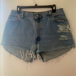 Vintage Levi denim shorts